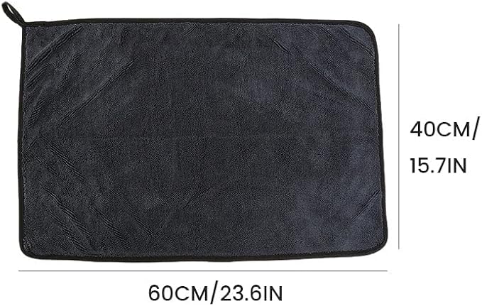Shiny Microfiber Wipes Bath Shower Cleaning Cloths, 23.62 X 15.75 Inches - Image 4