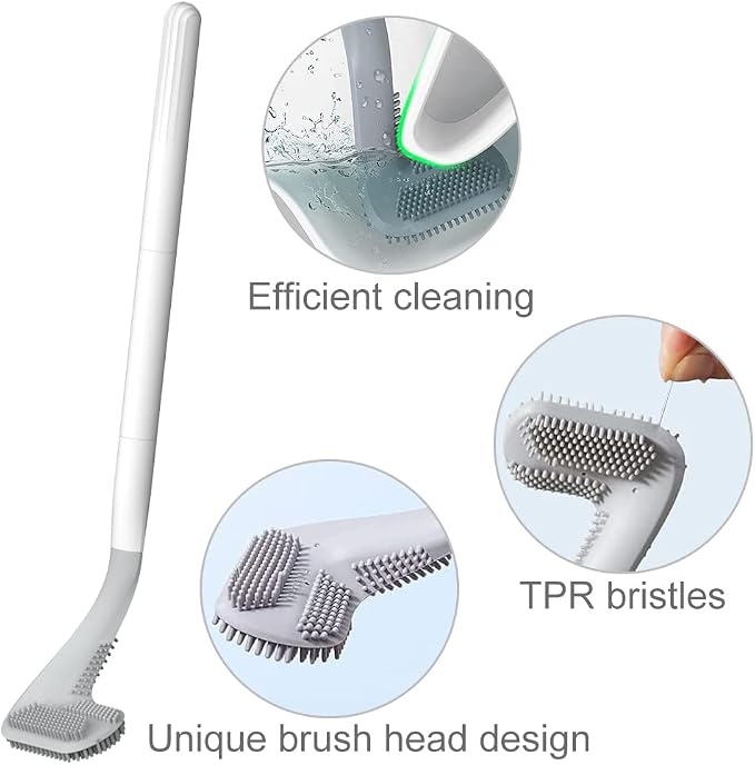 Toilet Brush, Long Handle Golf Toilet Brush - Image 3