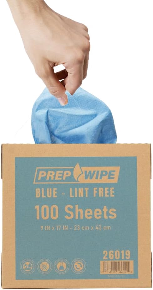 Lint Free Cleaning Towels Pack of 100 Sheets 9" x 17" - Image 5