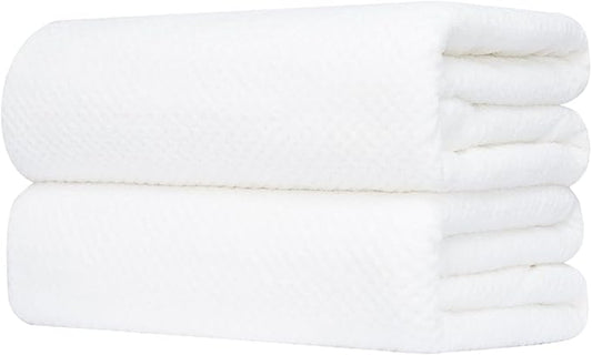 Bath Towel Set Pack of 2, 35 x 70 Inches Large Microfiber Bath Towels, and by BESTCHOICEFORYOU%EF%BC%81
