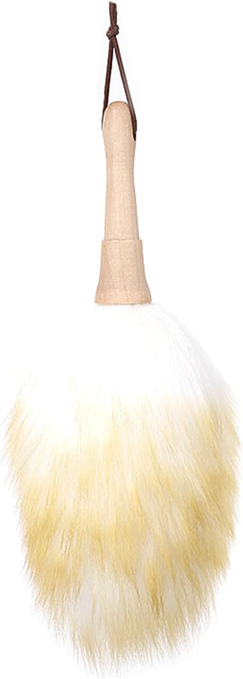 Wool Duster, Long Handle Duster, Wool Lambswool Cleaning Brush Duster, Wool by BORGBAR