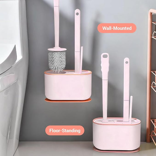Toilet Brush Set, Bathroom Accessories, Toilet Bowl Cleaners, Deep Cleansing - Image 2