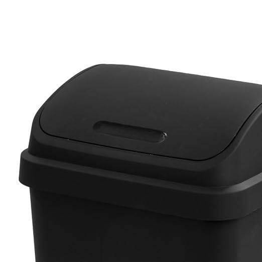 Sterilite 12-Pack Swing Top Wastebasket, Sleek Square Profile Trash Can - Image 7