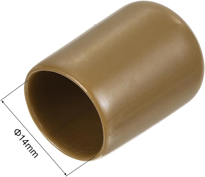 uxcell 20pcs Rubber End Caps 14mm ID Vinyl PVC Round Tube Bolt Cap Cover Screw - Image 3