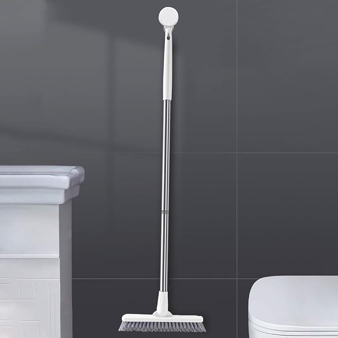 Affogato Floor Scrub Brush Bathroom Long Handle Bathtub Push Broom Shower Tile - Image 3