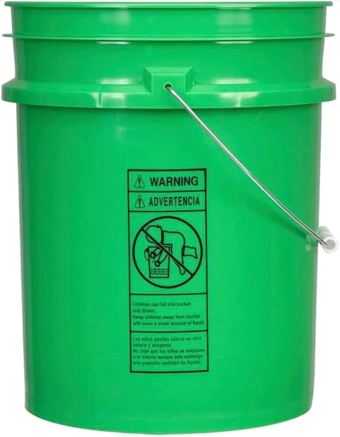 House Naturals 5 Gallon Premium HPDE Plastic Bucket - Image 2