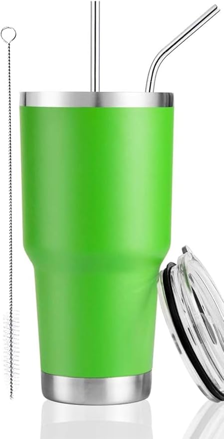 D·S 30 oz Green Tumbler Stainless Steel Double Wall Vacuum Insulated Mug by D%C2%B7STUMBLER
