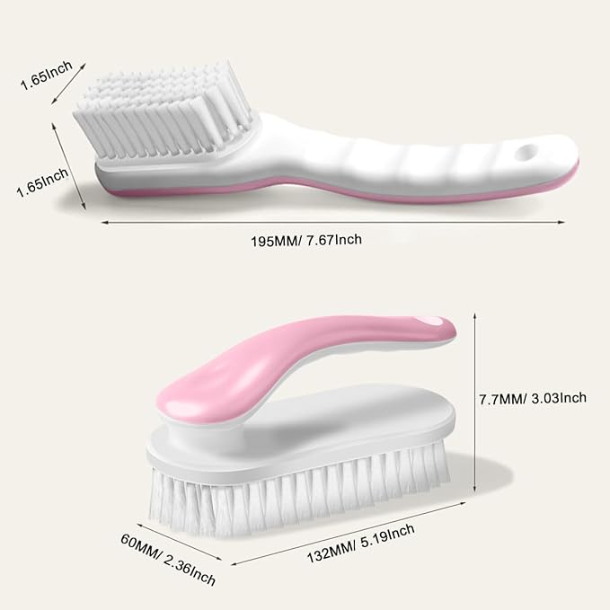 2Pack Shoe Cleaning Brush Household Laundry Clothes Scrubbing - Image 2