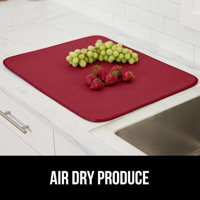 GORILLA GRIP Ultra Water Absorbent Microfiber Dish Drying Mat, Quick Dry Thick - Image 9