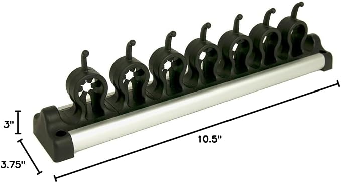 Casabella Wall Mount, Plastic/Metal, Storage Rack - Image 4