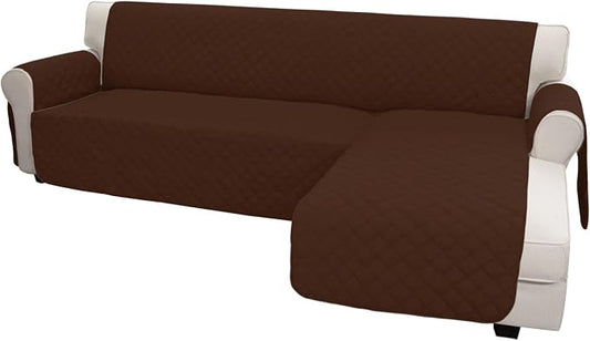 Easy-Going L Shape Sofa Cover Sectional Couch Cover Chaise Lounge Sofa by Easy-Going