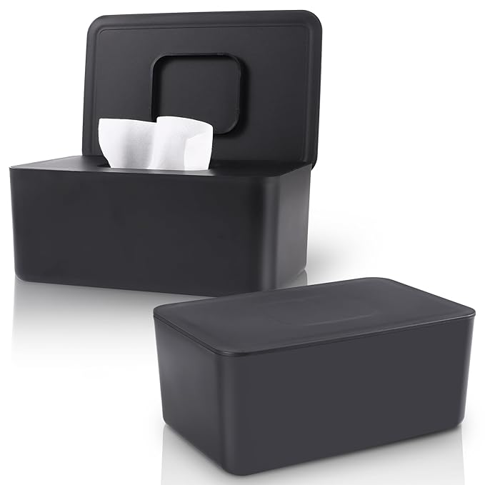 2 Pack LEQXGO Baby Wipes Dispenser, Wipes Dispenser Baby Wipes Case, Baby Wipe by LEQXGO