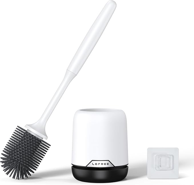 Lefree Silicone Toilet Brush and Holder Set by Lefree
