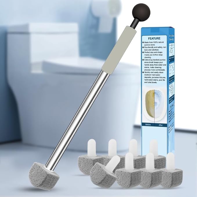 Pumice Stone Toilet Bowl Cleaner, 16.7Inch Toilet Pumice Stone - Image 8