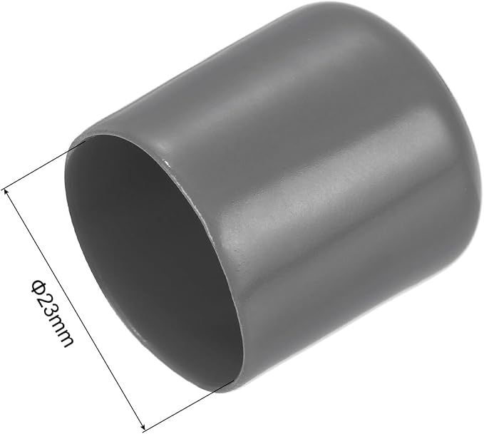 uxcell 20pcs Rubber End Caps 23mm ID Vinyl PVC Round Tube Bolt Cap Cover Screw - Image 3