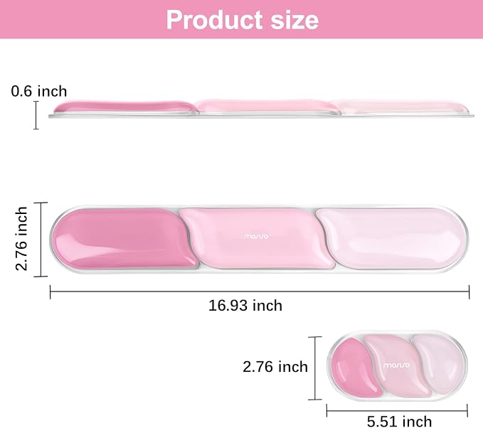 MOSISO Gel Keyboard Wrist Rest&Wrist Support - Image 8