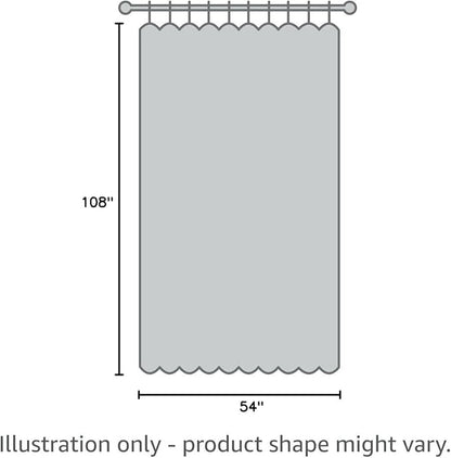 MIULEE 2 Panels Solid Color Sheer Window Curtains Elegant Halloween Window Voile Panels/Drapes/Treatment for Bedroom Living Room (54X108 Inches Black)
