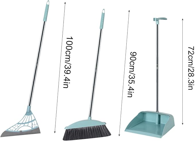 Long Handle Broom and Dustpan Set - Image 2