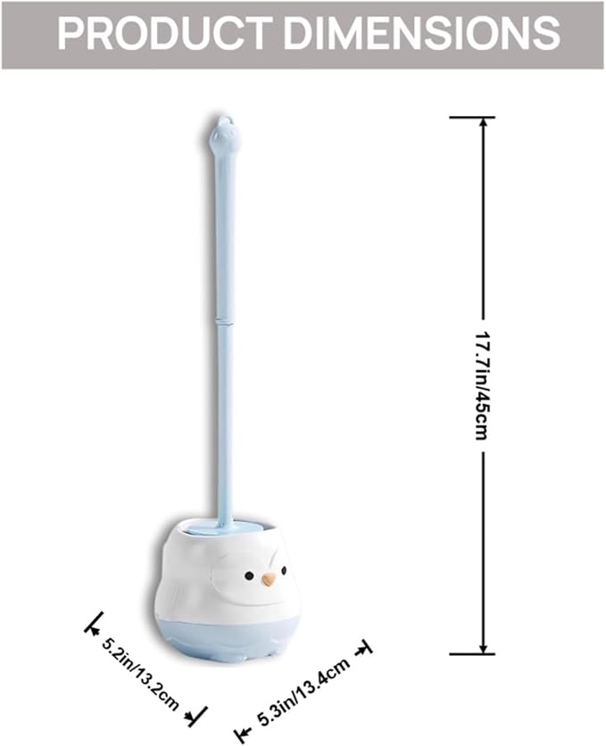 Penguin Toilet Brush and Holder Set - Image 2