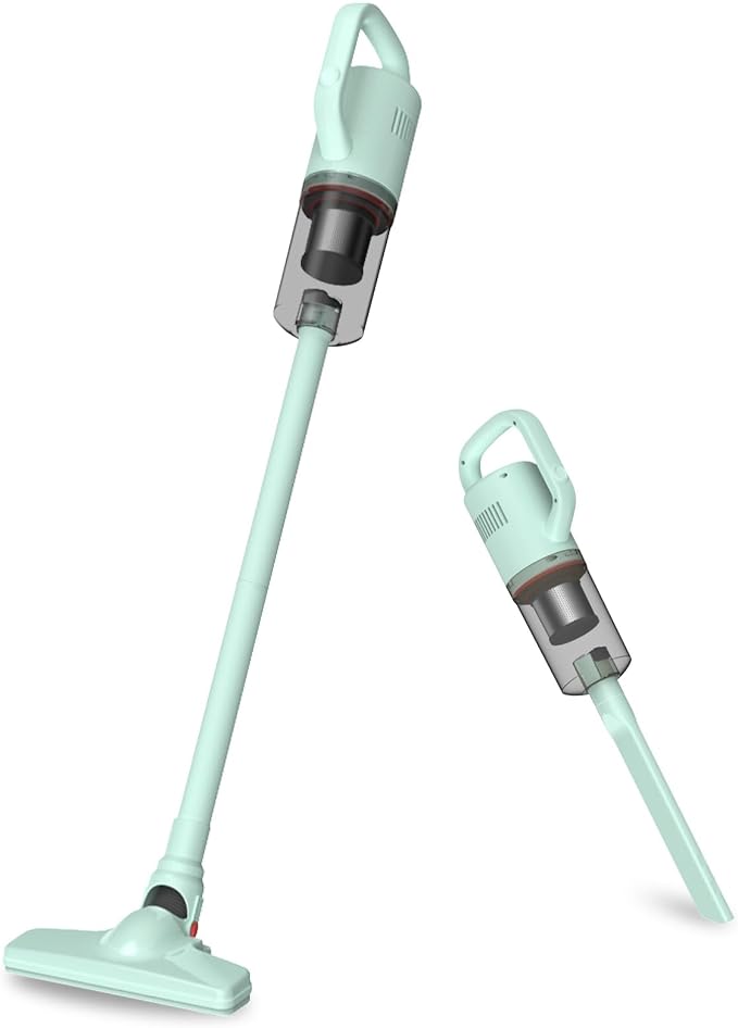 Cordless Vacuum Cleaner, Handheld Stick Mini Lightweight 2-in-1 Vacuum by Makethehomemorebeautiful