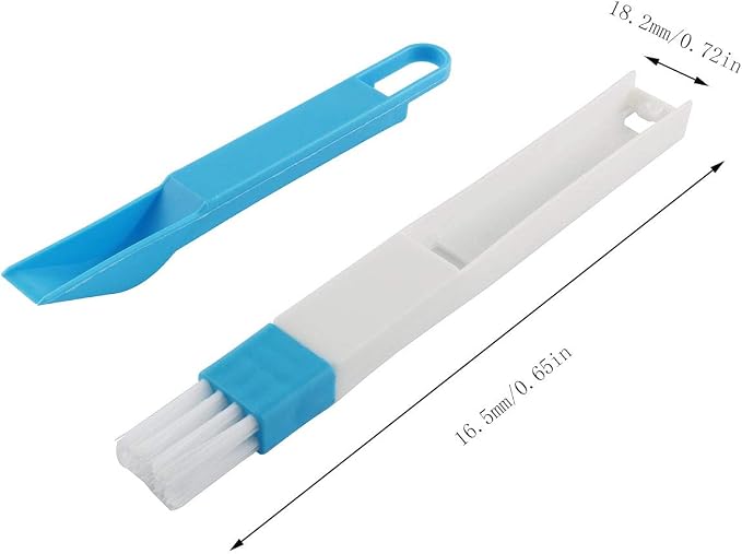 E-outstanding Window Groove Cleaning Brush 2PCS Window Track Door Groove Corner - Image 3