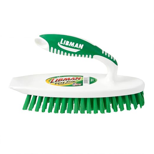 Libman Easy Grip Scrub Brush | Cleaning Brush | Bathroom Scrubber | Carpet - Image 2