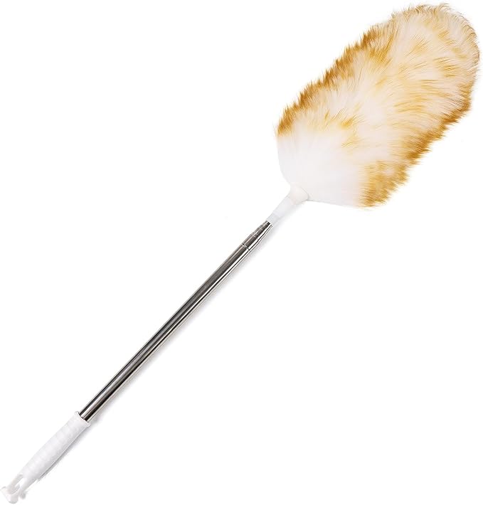 Lambswool Extendable Duster 29-110 Inch, Anti-Static Flexible Head, Stainless by Unknown