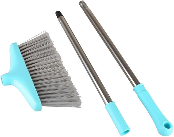 FGY Broom and Dustpan Set Stand Up Broom and Dust Pan Combo - Image 7