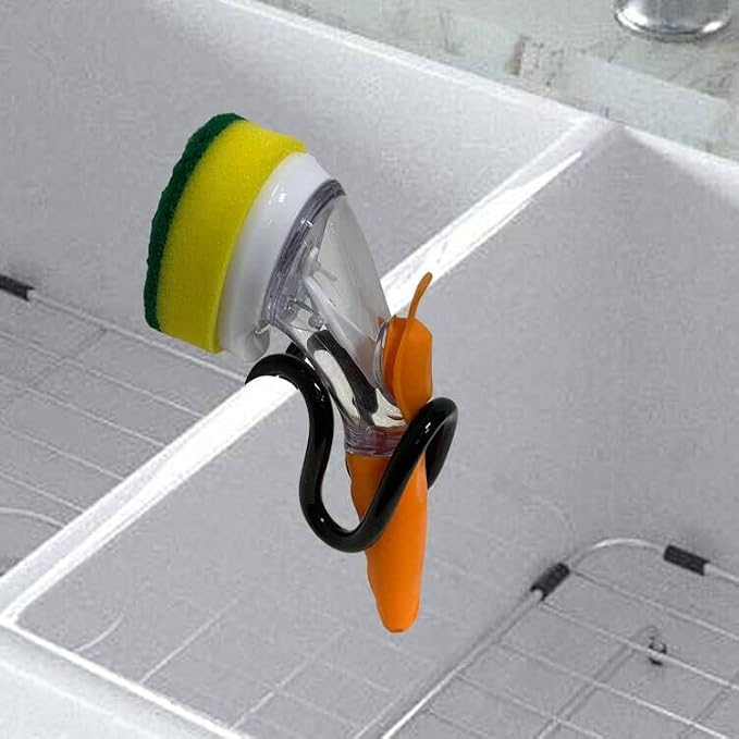 Dish Wand Holder Adjustable Kitchen Dishwand Sink Caddy, Sponge Holder by Unknown
