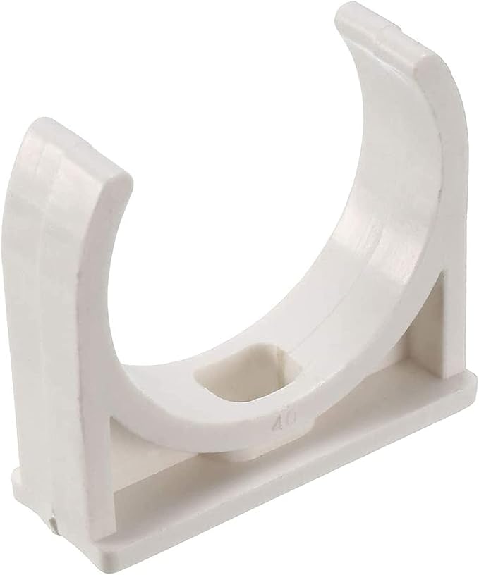 30 Pcs U-Shaped PVC Water Pipe Clamps, U-Shaped Buckles Fit by Unknown