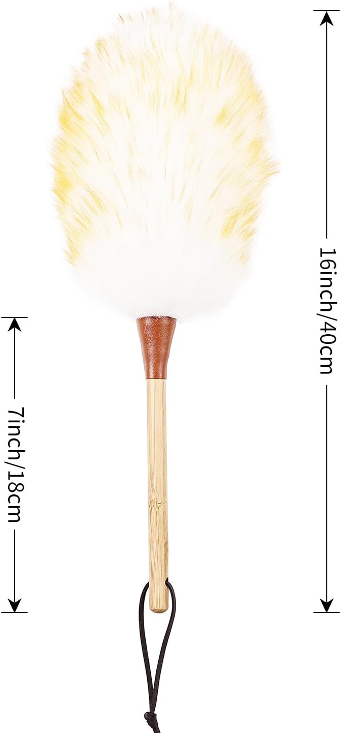 Wool Duster 16inch Soft Natural Feather Dusters - Image 2