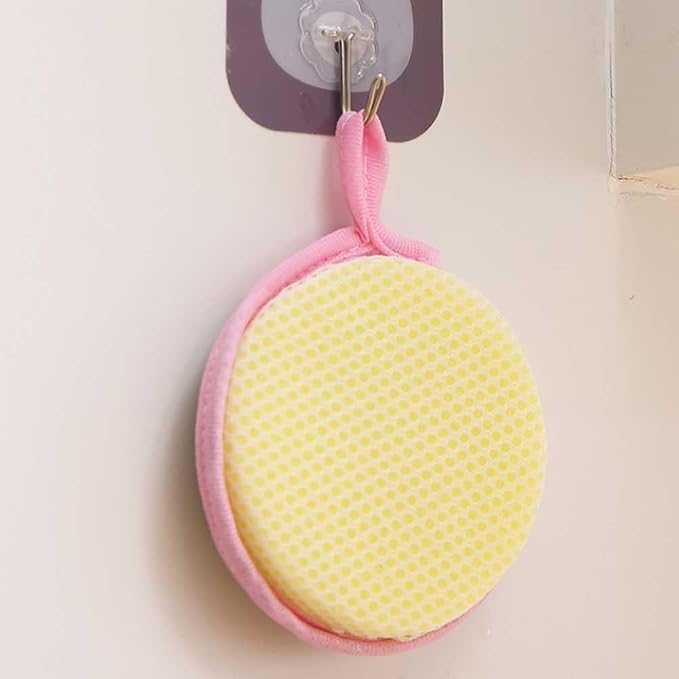 20 Pcs Washing Dishes Sponges Double-Sided Dishwashing Sponge Scrubber Round - Image 6