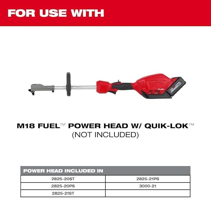 49-16-274021 for Milwaukee.. M18 Fuel Quik LOK Rubber Broom Attachment - Image 3