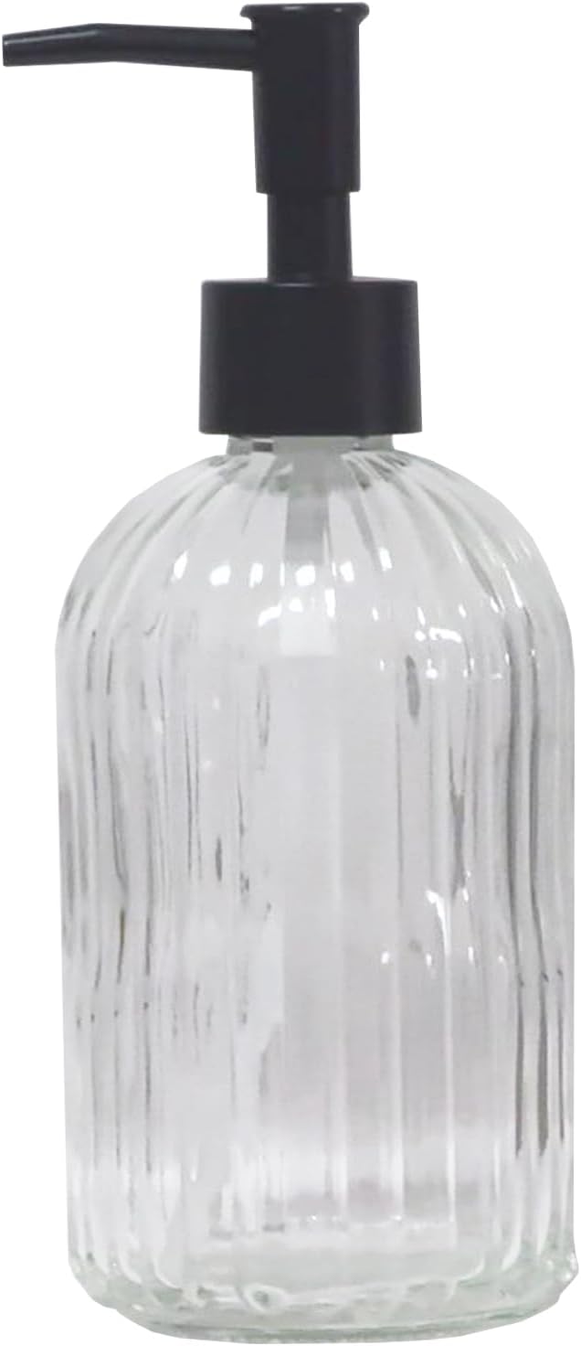 Clear Glass Soap Dispenser by YYTSGG