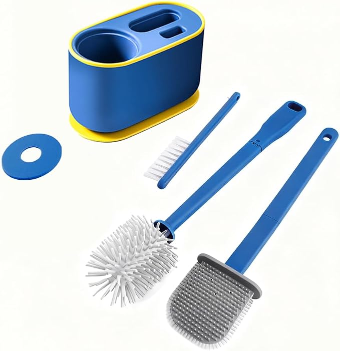 Toilet Brush Set, Bathroom Accessories, Toilet Bowl Cleaners, Deep Cleansing - Image 9