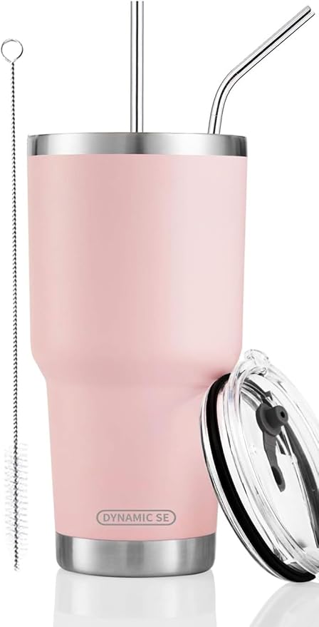 D·S 30oz Sakura Pink Tumbler Stainless Steel Double Wall Vacuum Insulated Mug by D%C2%B7STUMBLER