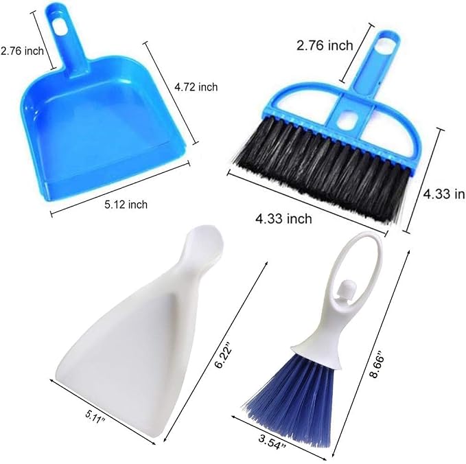 PINVNBY Mini Dustpan and Brush Set, Cage Cleaner - Image 4
