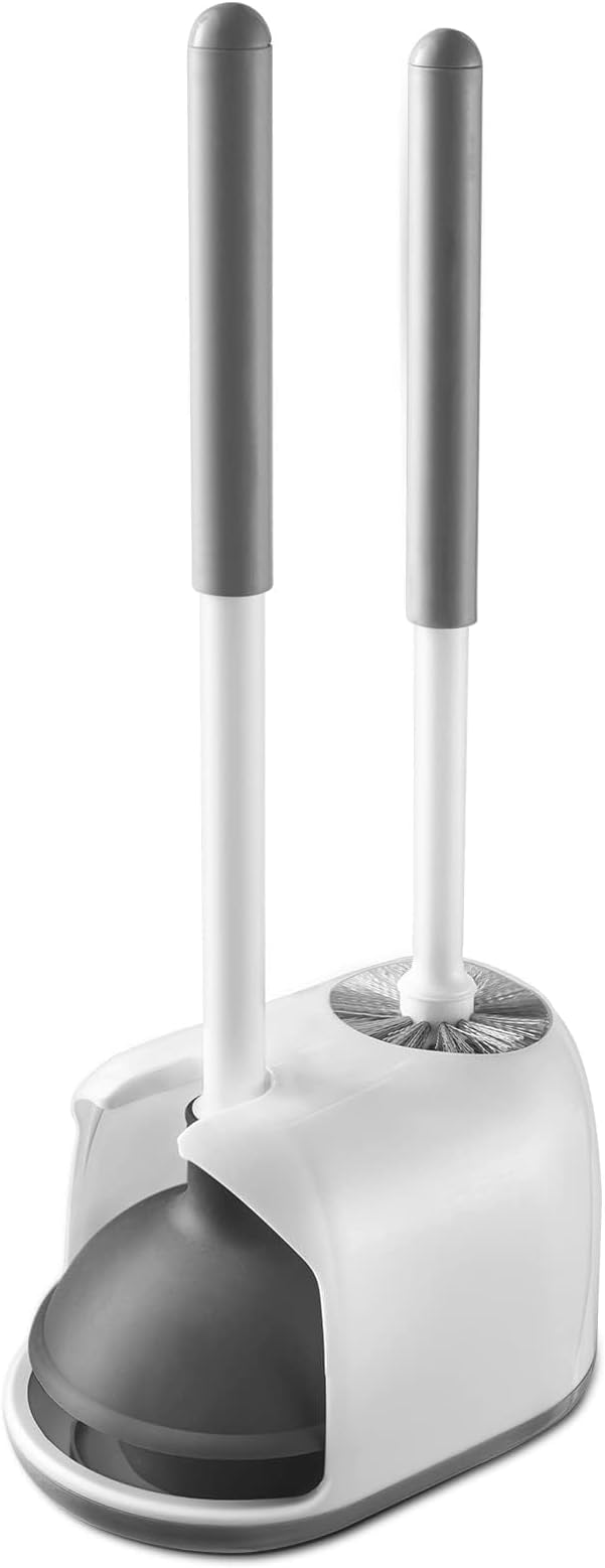 Eyliden Toilet Plunger and Brush, 2 in 1 Toilet Bowl Brush Plunger Set by Eyliden