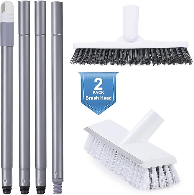 Floor Scrub Brush and Grout Brush Set - Image 7