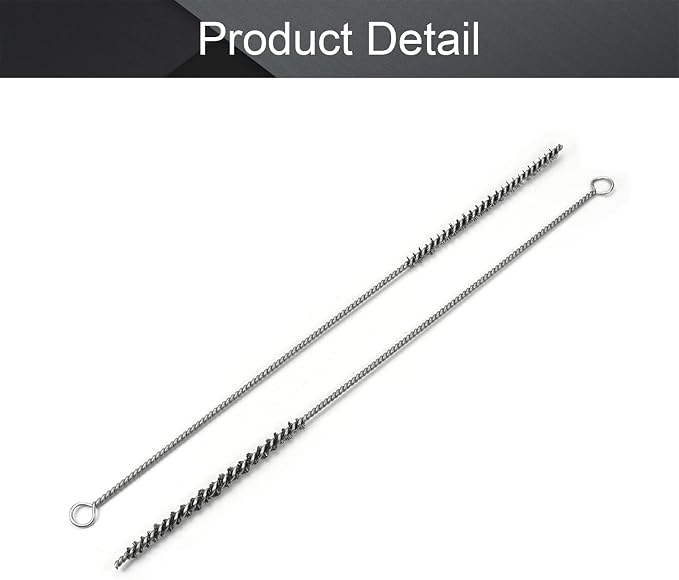 Utoolmart Steel Wire Cleaning Brush, Spiral Power Tube Brush, 0.2-inch Diameter - Image 4