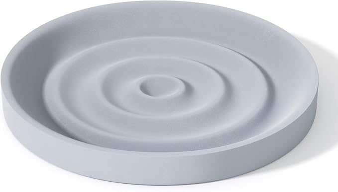 Diatomite Soap Dish Holder, Water Absorbent Stone Soap Dish, Quick Dry Stone by SlowSLog