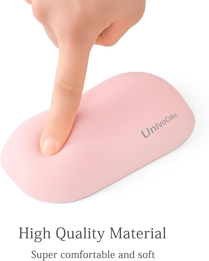 UnivoColors Design-Wave Wrist Rest, Artificial Sheepskin+Memory - Image 6