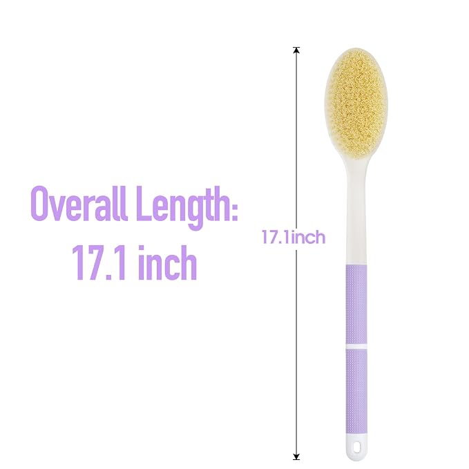 Back Scrubber Anti Slip for Shower, Long Handle Bath Brush - Image 5