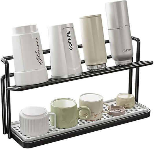 2-Tier Space-Saving Drain Rack by HZBL-LPHardware