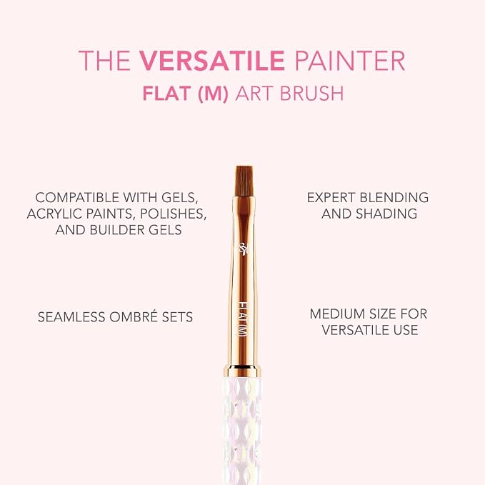 Kiara Sky Nail Art Brush | M Flat | ideal - Image 3