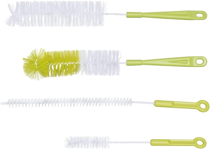4 Pcs Bottle Cleaning Brush Set 4 Different Brushes by Unknown