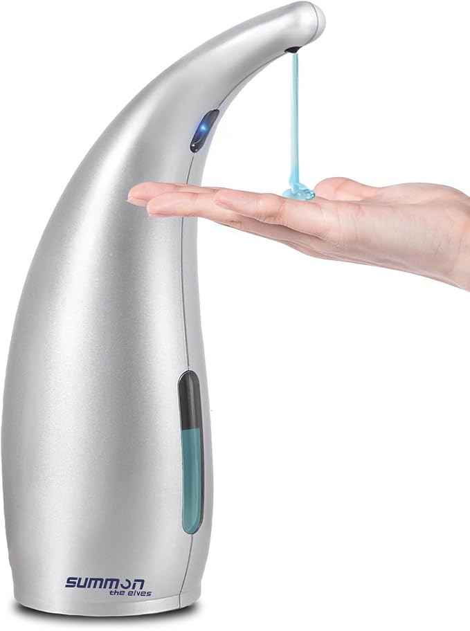 Automatic Liquid Soap Dispenser, 300ML Touchless 4 Gear Adjustable, Countertop by summontheelves