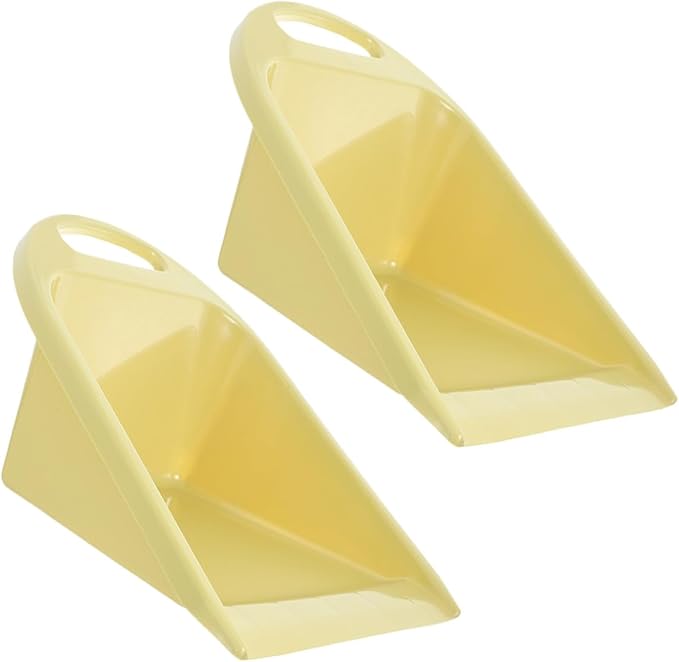 NUOBESTY Small Handheld Dustpan Set 2pcs, Plastic Garbage Scooper Dust Pan by NUOBESTY