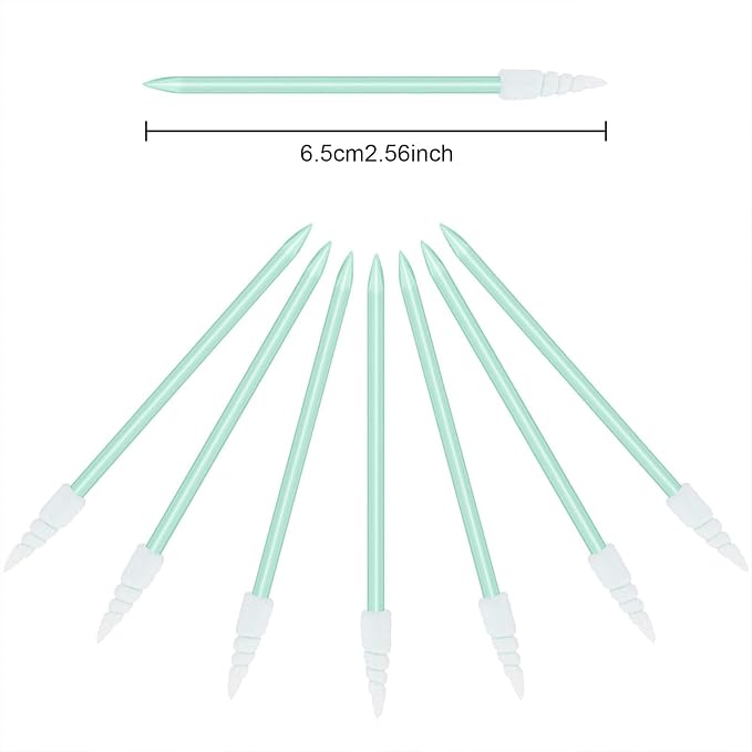 Chinco 200 Pieces Cleaning Swab Sticks Sponge Foam Tip Swabs - Image 5