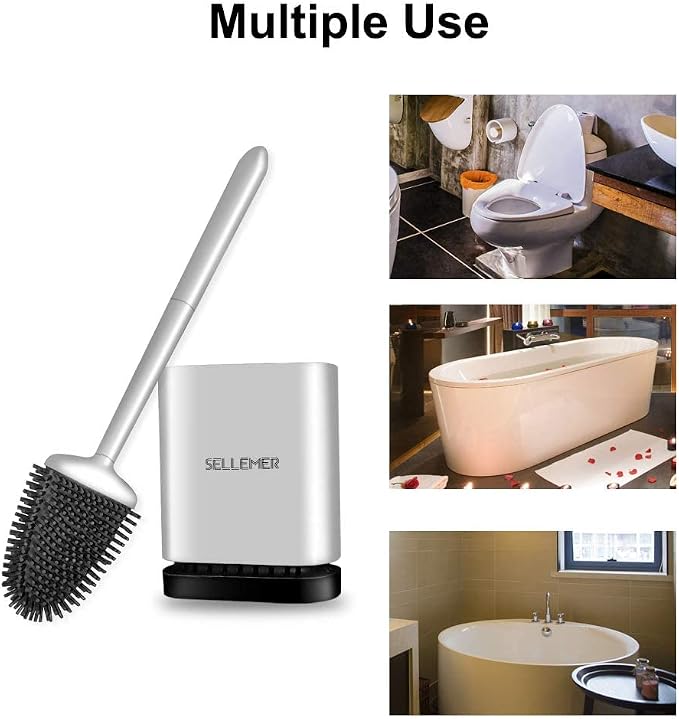 Sellemer Toilet Brush and Holder Set - Image 7